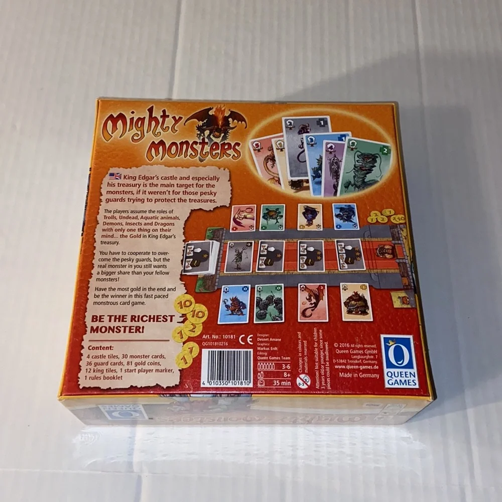 Queen Games Mighty Monsters Board Game